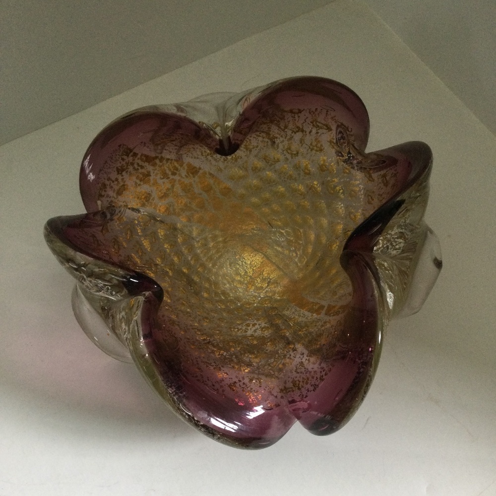Vintage Murano Glass Ashtray
